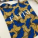 Tote bage wax bleu orange