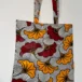 Tote bage wax bleu orange